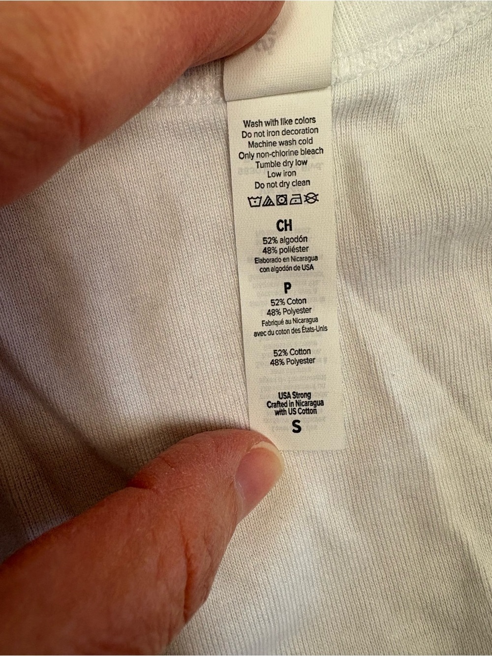 Bella Canvas White Ribbed Camisole w/ Olive Motif Small EUC Dirty Martini Cheeky - Picture 4 of 7